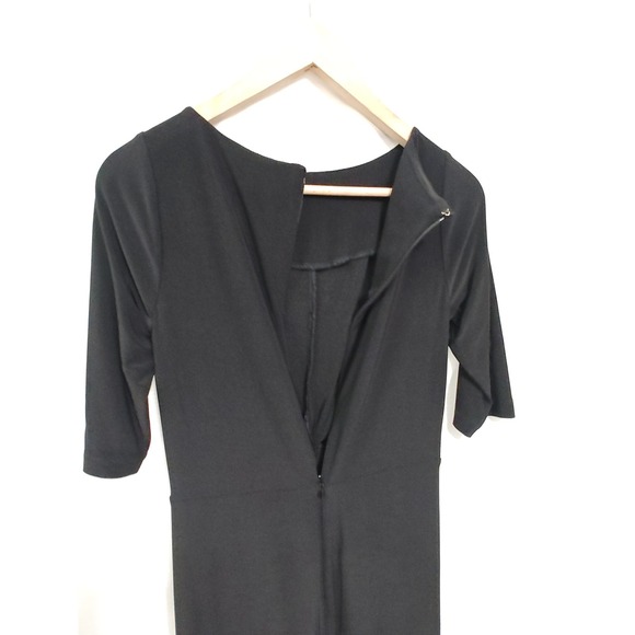 Tommy Hilfiger Dress‎ Elbow Sleeve Twist Waist  Black New 2 - Picture 6 of 15